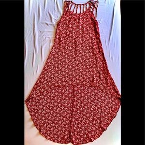 cotton beach dress with braided back, Forever 21,M